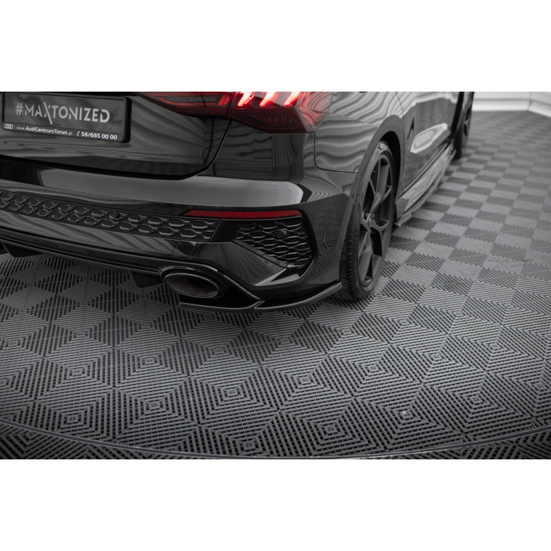 Splitters posteriori laterali V.1 Audi RS3 Sportback 8Y (Cod. M-AU-RS3-8Y-RSD1G)