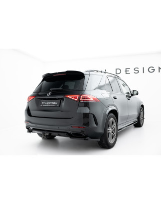 Splitter posteriore (con barre verticali) Mercedes-Benz GLE SUV AMG-Line W167 / W167 Facelift (Cod. 