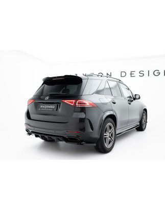 Splitter posteriore (con barre verticali) Mercedes-Benz GLE SUV AMG-Line W167 / W167 Facelift (Cod. 