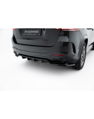 Splitter posteriore (con barre verticali) Mercedes-Benz GLE SUV AMG-Line W167 / W167 Facelift (Cod. 