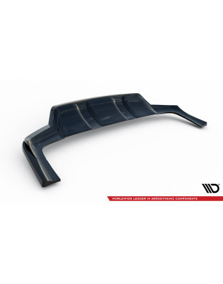 Splitter posteriore (con barre verticali) Mercedes-Benz GLE SUV AMG-Line W167 / W167 Facelift (Cod. 