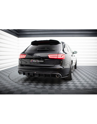 Sottoparaurti posteriore Audi A6 berlina / Avant C7 (Version 2x1 scarico) (Cod. M-AU-A6-C7-AV-RS1GO_