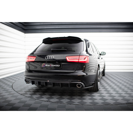 Sottoparaurti posteriore Audi A6 berlina / Avant C7 (Version 2x1 scarico) (Cod. M-AU-A6-C7-AV-RS1GO_