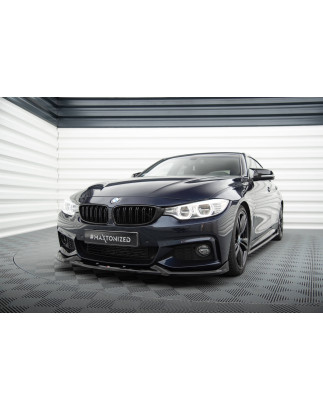 SPLITTER ANTERIORE V.5 BMW 4  M-Pack F32 / F36 / F33 (Cod. M-BM-4-F36-GC-MPACK-FD1G)