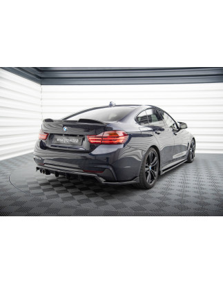Splitter posteriore (con barre verticali) BMW 4 M-Pack F32 / F36 / F33 (Cod. M-BM-4-F36-GC-MPACK-RD1