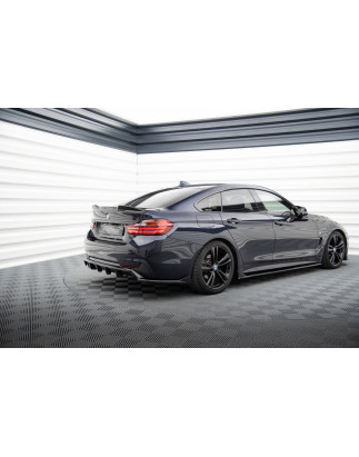 Splitter posteriore (con barre verticali) BMW 4 M-Pack F32 / F36 / F33 (Cod. M-BM-4-F36-GC-MPACK-RD1