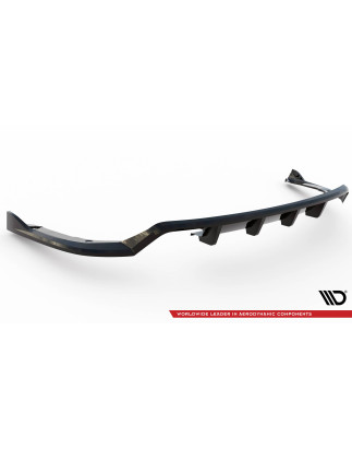 Splitter posteriore (con barre verticali) BMW 4 M-Pack F32 / F36 / F33 (Cod. M-BM-4-F36-GC-MPACK-RD1