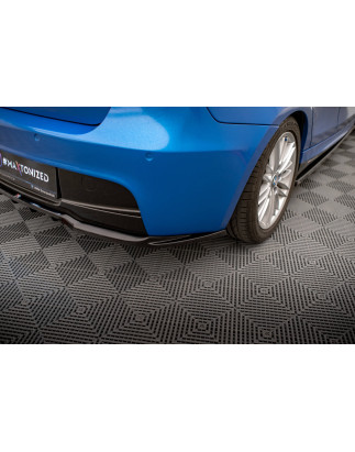 Splitter posteriore (con barre verticali) BMW 1 M-Pack E87 Facelift (Cod. M-BM-1-87F-MPACK-RD1G+RD2G