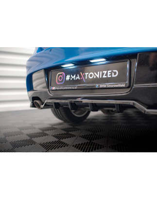 Splitter posteriore (con barre verticali) BMW 1 M-Pack E87 Facelift (Cod. M-BM-1-87F-MPACK-RD1G+RD2G