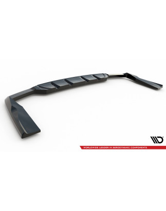 Splitter posteriore (con barre verticali) Mercedes-AMG GLC 63 Coupe C253 Facelift (Cod. M-ME-GLC-C25