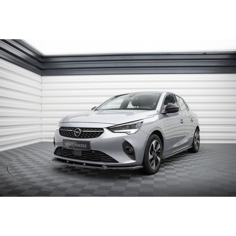 SPLITTER ANTERIORE V.1 Opel Corsa F ( Mk6) (Cod. M-OP-CO-F-FD1G)