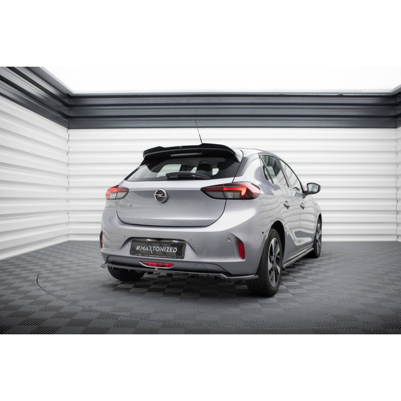 Splitter posteriore (con barre verticali) Opel Corsa - e F ( Mk6) (Cod. M-OP-CO-F-RD1G+RD2G)