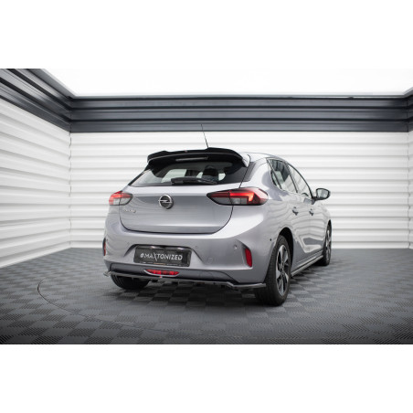 Splitter posteriore (con barre verticali) Opel Corsa - e F ( Mk6) (Cod. M-OP-CO-F-RD1G+RD2G)