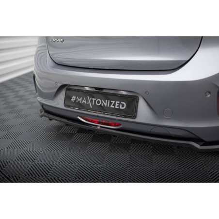 Splitter posteriore (con barre verticali) Opel Corsa - e F ( Mk6) (Cod. M-OP-CO-F-RD1G+RD2G)