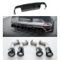 Sottoparaurti posteriore V.3 + scarico Tips Cupra Formentor VZ Mk1 / Mk1 Facelift (Cod. M-CU-FO-1-RS