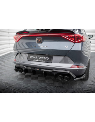 Sottoparaurti posteriore V.3 + scarico Tips Cupra Formentor VZ Mk1 / Mk1 Facelift (Cod. M-CU-FO-1-RS