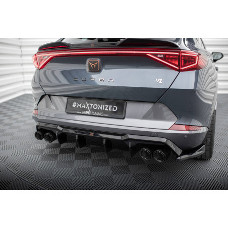 Sottoparaurti posteriore V.3 + scarico Tips Cupra Formentor VZ Mk1 / Mk1 Facelift (Cod. M-CU-FO-1-RS
