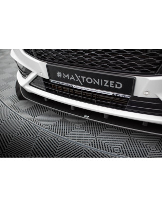 SPLITTER ANTERIORE street pro + Flaps Ford Mondeo Sport Mk5 Facelift / Fusion Sport Mk2 Facelift (Co