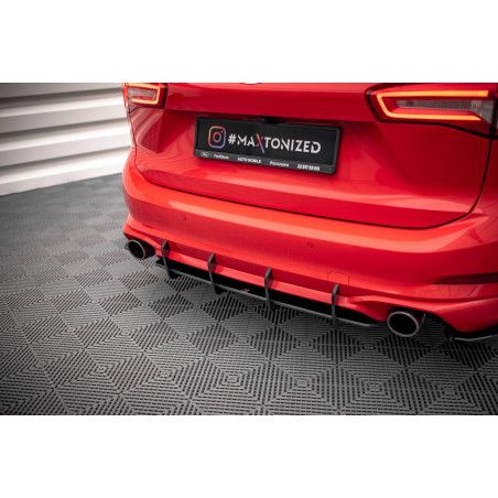 DIFFUSORE POSTERIORE street pro Ford Focus FAMILIARE ST Mk4 (Cod. M-FOFO4STLINEESCNC-RS1B)