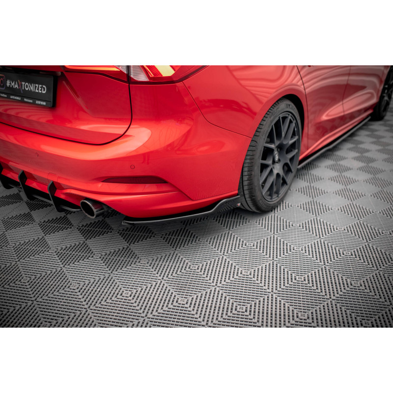 Splitters posteriori laterali V.6 Ford Focus FAMILIARE ST Mk4 (Cod. M-FO-FO-4-STLINE-ES-RSD6G)
