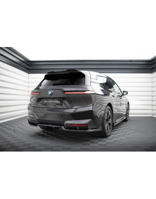 Splitter posteriore (con barre verticali) BMW iX M-Pack i20 (Cod. M-BM-IX-1-MPACK-RD1G+RD2G)
