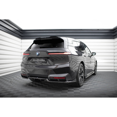 Splitter posteriore (con barre verticali) BMW iX M-Pack i20 (Cod. M-BM-IX-1-MPACK-RD1G+RD2G)