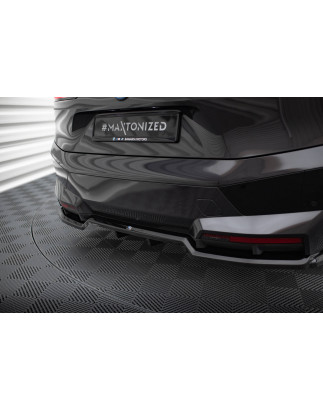 Splitter posteriore (con barre verticali) BMW iX M-Pack i20 (Cod. M-BM-IX-1-MPACK-RD1G+RD2G)