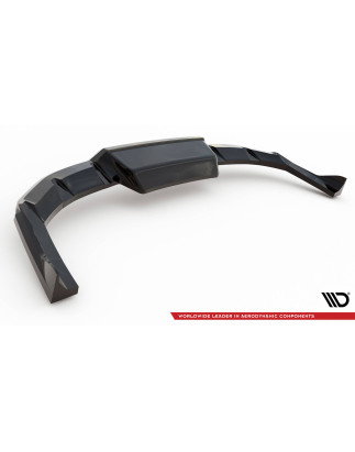 Splitter posteriore (con barre verticali) BMW iX M-Pack i20 (Cod. M-BM-IX-1-MPACK-RD1G+RD2G)