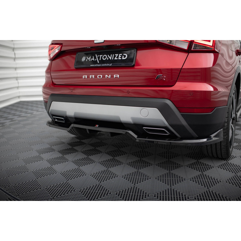 Splitter posteriore (con barre verticali) Seat Arona FR Mk1 (Cod. M-SE-AR-1-FR-RD1G+RD2G)