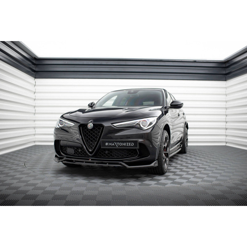 SPLITTER ANTERIORE Alfa Romeo Stelvio Quadrifoglio Mk1 (Cod. M-AL-ST-1-QV-FD1G+FD1RG)