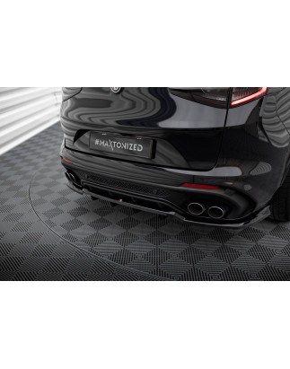 Splitter posteriore (con barre verticali) Alfa Romeo Stelvio Quadrifoglio Mk1 (Cod. M-AL-ST-1-QV-RD1