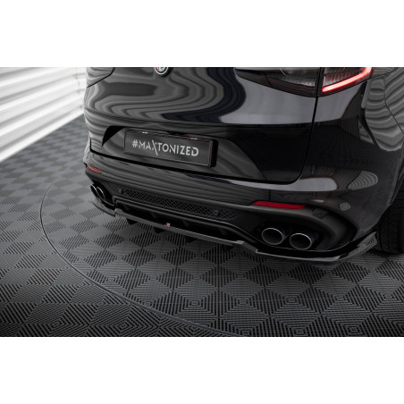 Splitter posteriore (con barre verticali) Alfa Romeo Stelvio Quadrifoglio Mk1 (Cod. M-AL-ST-1-QV-RD1
