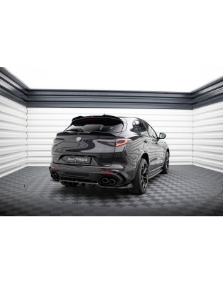 Splitter posteriore (con barre verticali) Alfa Romeo Stelvio Quadrifoglio Mk1 (Cod. M-AL-ST-1-QV-RD1