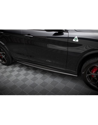 Diffusori minigonne Alfa Romeo Stelvio Quadrifoglio Mk1 (Cod. M-AL-ST-1-QV-SD1G)