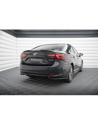Splitter posteriore (con barre verticali) Toyota Avensis berlina Mk3 Facelift (Cod. M-TO-AV-T27-S-RD