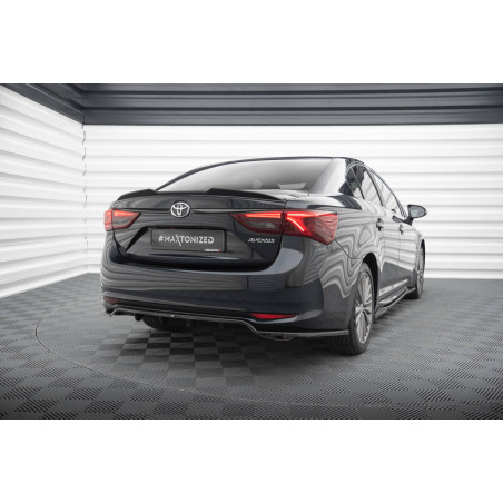 Splitter posteriore (con barre verticali) Toyota Avensis berlina Mk3 Facelift (Cod. M-TO-AV-T27-S-RD