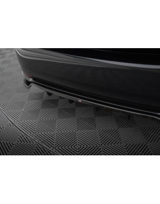 Splitter posteriore (con barre verticali) Toyota Avensis berlina Mk3 Facelift (Cod. M-TO-AV-T27-S-RD