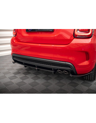 Splitter posteriore (con barre verticali) Fiat 500X Sport Mk1 Facelift (Cod. M-FI-500X-1-RSD1G+RD1G)