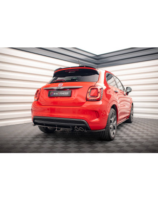 Splitter posteriore (con barre verticali) Fiat 500X Sport Mk1 Facelift (Cod. M-FI-500X-1-RSD1G+RD1G)
