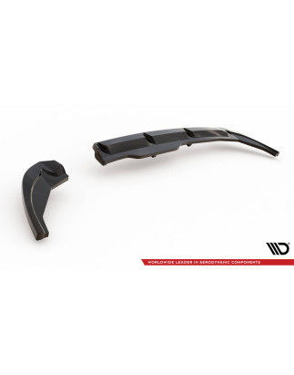 Splitter posteriore (con barre verticali) Fiat 500X Sport Mk1 Facelift (Cod. M-FI-500X-1-RSD1G+RD1G)