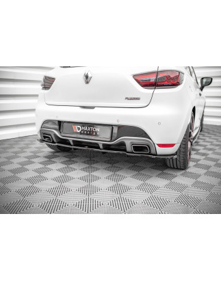 Splitter posteriore (con barre verticali) Renault Clio RS Mk4 (Cod. M-RE-CL-4-RS-RD1G+RD2G)
