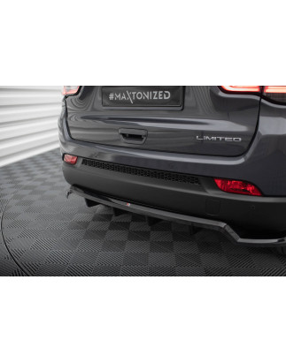 Splitter posteriore (con barre verticali) Jeep Compass Limited Mk2 Facelift (Cod. M-JE-CO-2-RD1G+RD2