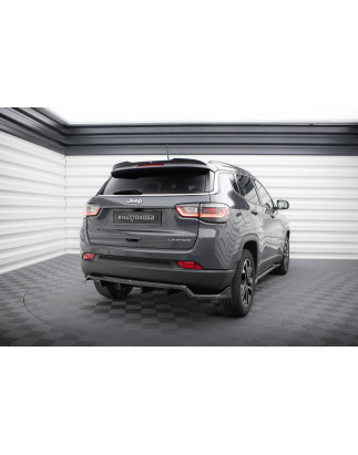 Splitter posteriore (con barre verticali) Jeep Compass Limited Mk2 Facelift (Cod. M-JE-CO-2-RD1G+RD2