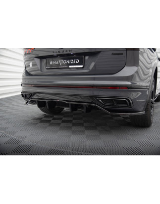 Splitter posteriore (con barre verticali) Volkswagen Tiguan R-Line Mk2 Facelift (Cod. M-VW-TI-2F-RLI