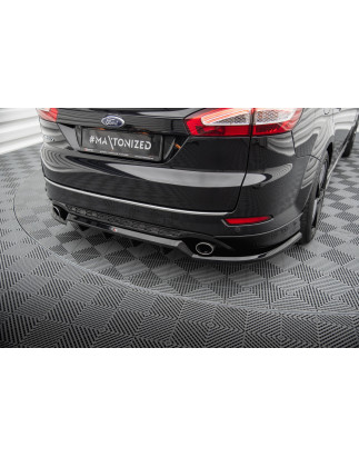 Splitter posteriore (con barre verticali) Ford Mondeo ST-Line FAMILIARE Mk4 Facelift (Cod. M-FO-MO-4