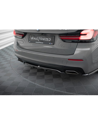 Splitter posteriore (con barre verticali) BMW 5 G30 / G31 Facelift (Cod. M-BM-5-G31F-RD1G+RD2G)