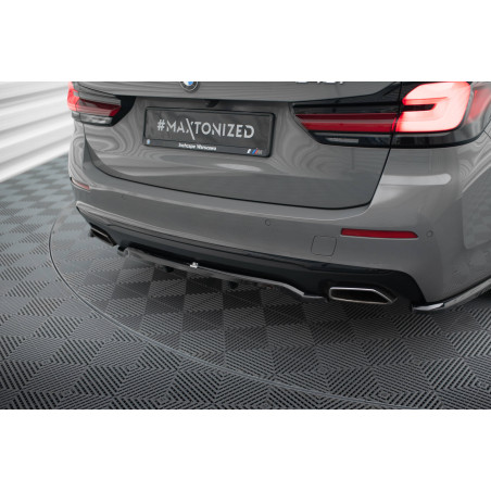 Splitter posteriore (con barre verticali) BMW 5 G30 / G31 Facelift (Cod. M-BM-5-G31F-RD1G+RD2G)