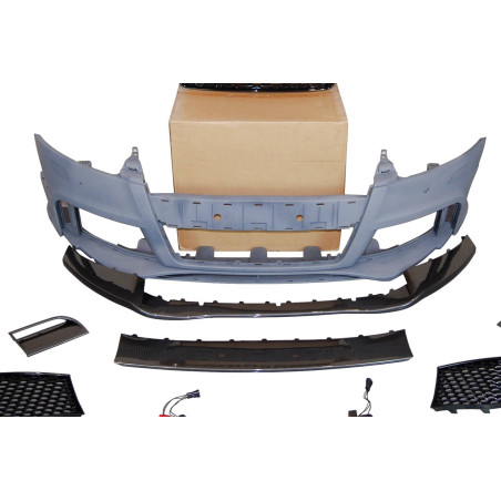 Paraurti Anteriori Audi TT 06-14 8J Look RS Spoiler Look Carbonio (Cod. E-TCA0196)