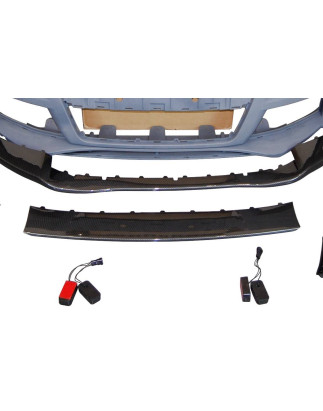 Paraurti Anteriori Audi TT 06-14 8J Look RS Spoiler Look Carbonio (Cod. E-TCA0196)