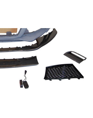 Paraurti Anteriori Audi TT 06-14 8J Look RS Spoiler Look Carbonio (Cod. E-TCA0196)